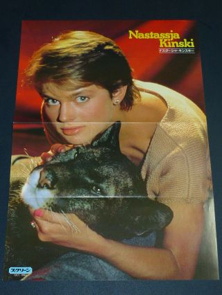 Nastassja Kinski Sexy 1982 Japan Pinup Poster 11x16 Oc/q