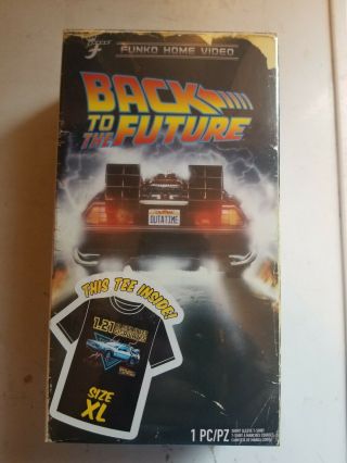 Funko Home Video Back To The Future Short Sleeve Tee Shirt Size Xl