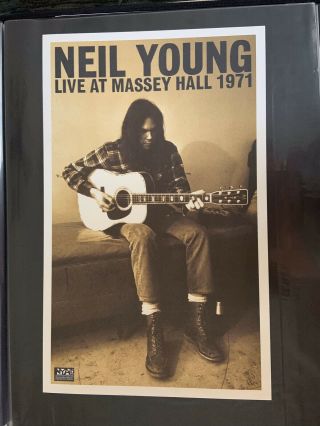 Neil Young “live At Masset Hall” Promo Poster