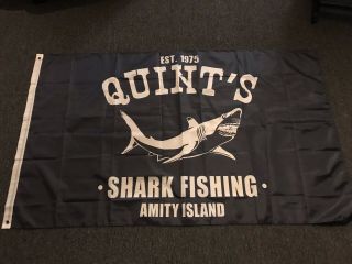 Quint’s Shark Fishing - 3x5 Flag - Jaws Amity Island