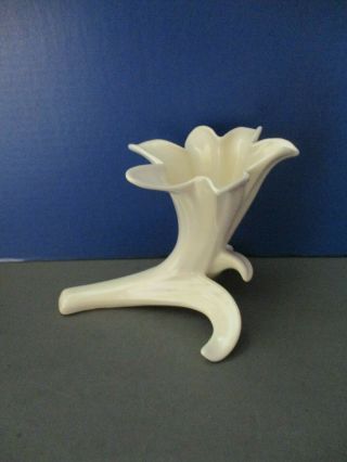 Vintage Large Camark White Flower Vase.  Pattern Number 806.