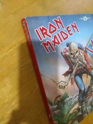 vtg IRON MAIDEN 1984 Rare 1st 4 Lp ' s SONG BOOK Tablature TOUR Live 224 pages 4