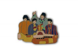 The Beatles Yellow Submarine Pin Face - John Lennon Ringo George Harrison Paul