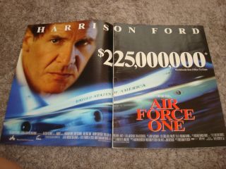 Air Force One 1997 Ad Harrison Ford With Plane,  Gary Oldman,  $225,  000,  000