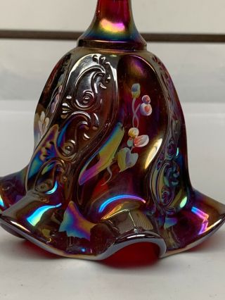 Fenton Hand Painted Artist Signed Bell 2