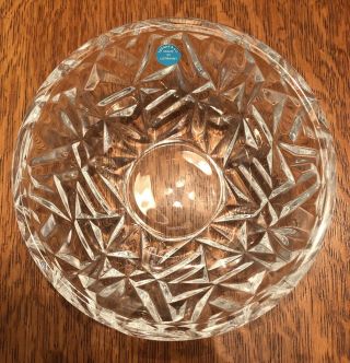 Rare Tiffany & Co Crystal Art Glass Bowl - Diamond Cut