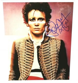 Adam Ant Signed 8x10 Photo Rock Wave Indie Punk Rock And People Lp 45 Shirt