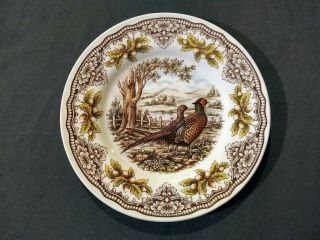 Royal Stafford Pheasant Homeland Harvest Porcelain Salad Plates Set Of Four