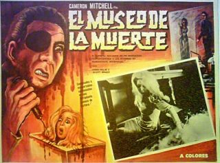 Nightmare In Wax; Horror Cameron Mitchell; Anne Helm Lobby Card; 1969