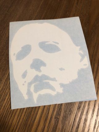 6” Michael Myers Halloween Vinyl Decal Sticker White Horror