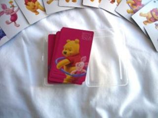 Disney Winnie The Pooh Friend Playing Poker Card - Red - Licensed Gift Item