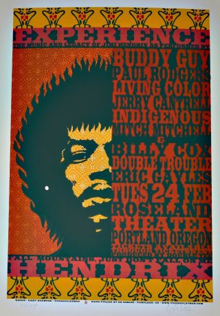 Experience Hendrix Concert Poster