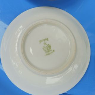 Antique R.  S.  Prussia Royal Silesia Porcelain HOT CHOCOLATE TEA POT CUPS SAUCERS 6