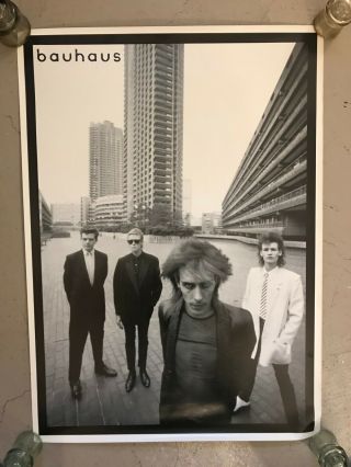 Bauhaus Poster The Ultimate Sin Tour 1986 24 " X34 " Peter Murphy