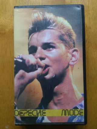 Vtg Depeche Mode Live 1990 Philly,  Pa Concert Video Vhs Cassette Tape Rare 6/13