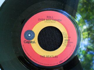 The Beatles Roll Over Beethoven / Misery Capitol Records 6065 Target 45rpm Nm