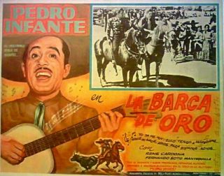 Pedro Infante Sofia Alvarez Western Mex Lobby Card Vintage 1947