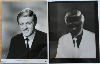 Robert Redford - Vintage,  Large 8 " X 10 " Photo Negative And 8 " X 10 " Photo 1