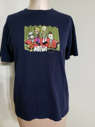Vintage 2002 No Doubt Gwen Stefani Cartoon Graphic Tshirt,  Size Large