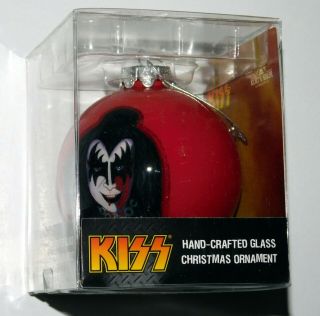 Kiss Band Gene Simmons 1978 Solo Album Christmas Ball Ornament Kissmas 2010