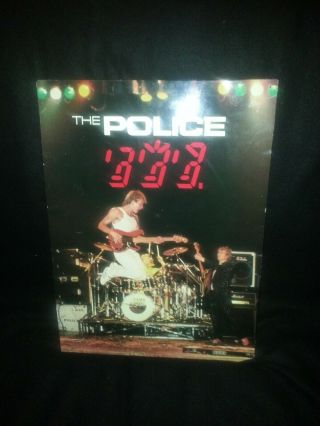 The Police Ghost In The Machine Metal Band Poster Sign