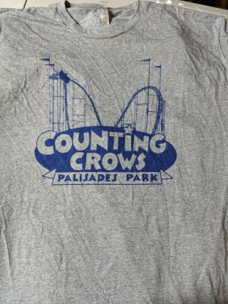 Counting Crows Palisades Park Tour T - Shirt Men 