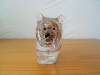 Langham Glass Hand Made Glass Dog