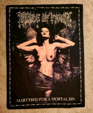 Cradle Of Filth - Martyred For A Mortal Sin - Banner Flag Poster