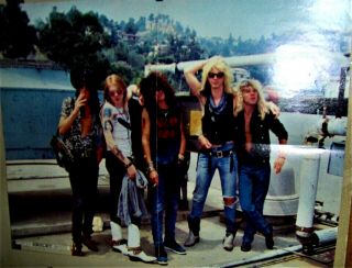 Guns N Roses Group Shot Full Color Poster Axl Rose Duff Mckagen Izzy Stradlin
