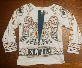 Elvis Presley Long Sleeve T - Shirt Top Women 