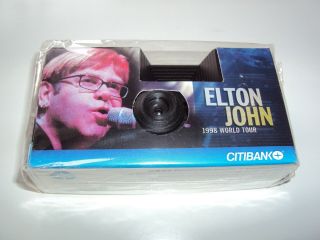 Vintage Elton John 1998 World Tour Commemorative Disposable Camera