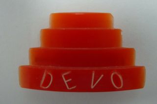 Devo Vintage Concert Tour Button Pin (punk Pop 80s Hair Hard Rock Heavy Band)