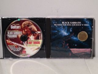 Black Sabbath We Our Soul For Rock N Roll Cd Guitar Tony Iommi Paranoid Dvd