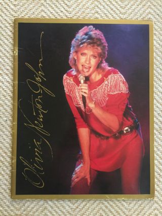 Olivia Newton - John Vintage 1982 Physical Tour Program Concert Book Rare