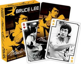 Bruce Lee Yellow Deck Photo Illustrated Playing Cards 2016 Release,