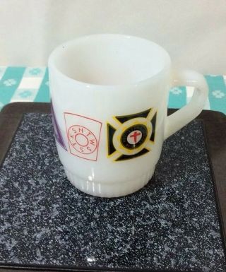 Vintage Fire King Sorority/fraternity Coffee Mug/cup