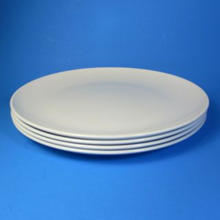 Corning Centura White Coupe Salad Plates Set Of 4 Plate 8 5/8 "