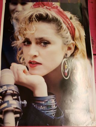 Madonna Desperately Seeking Susan Promotional Promo Poster Rare 1985 Orion 23x34