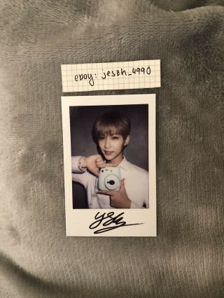 Stray Kids 2019 Hi - Stay Tour Official Signed Printed Felix Polaroid