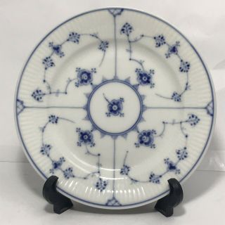 Royal Copenhagen Blue Fluted Plain 179 Porcelain 7.  5” Salad Plate - 1st Quality