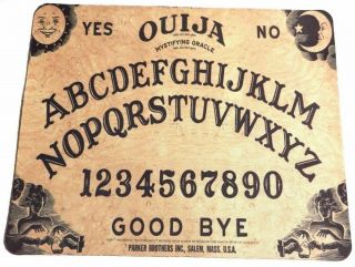 Ouija Board Mouse Pad Non Slip Rubber Backed Ghost Occult Spiritualism