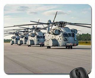 Sikorsky Ch 53k Heavy Lift Cargo Helicopter Customized Mouse Pad