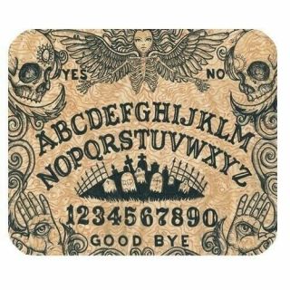 Ouija Board Dangerous Game Skull And Graveyard For Rectangle Mouse Pad