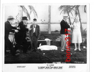 W.  C.  Fields A Night With The Great One Vintage Orig.  B&w Promo Photo 8x10