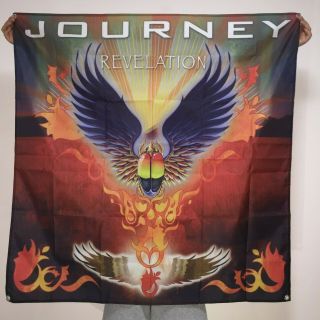 Journey Band Banner Revelation Tapestry Cover Logo Flag Fabric Art Poster 4x4 Ft