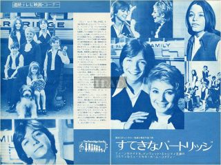 David Cassidy Susan Dey The Patridge Family 1972 Japan Clippings 2 - Sheets Sc/t