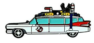 Ghostbusters No Ghost Car 1.  5 Inches Wide Enamel Metal Pin