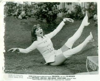 1967 The Ambushers Janice Rule In White Boots Falls Down Movie Still Photo
