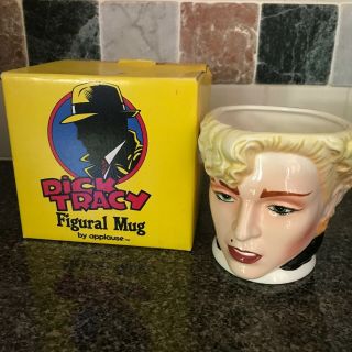 Vintage 1990 Madonna As Breathless Mahoney Dick Tracy Huge Face Mug