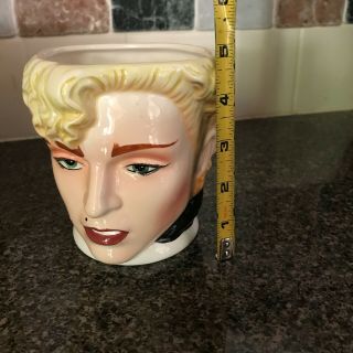 Vintage 1990 MADONNA as Breathless Mahoney Dick Tracy HUGE Face Mug 2